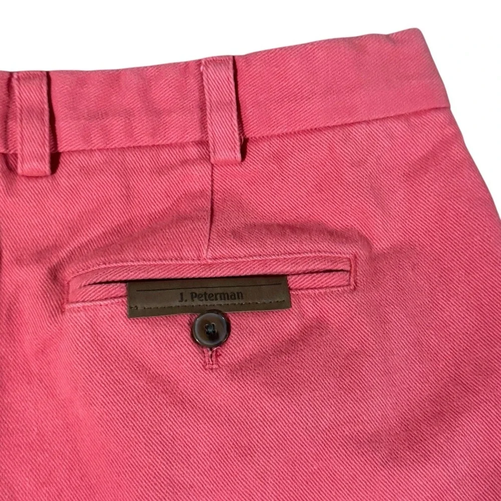 J.‎ Peterman Cotton Denim Shorts Pink Men's Size 36 x 10
